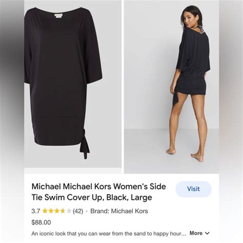 michael kors side tie cover up|Michael Michael Kors Classic Side Tie Cover.